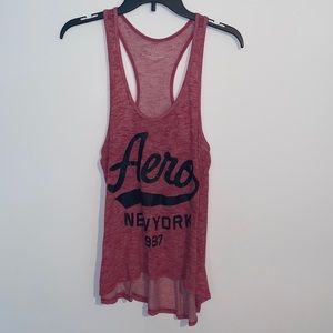 Aeropostale Dark Pink Tank Top